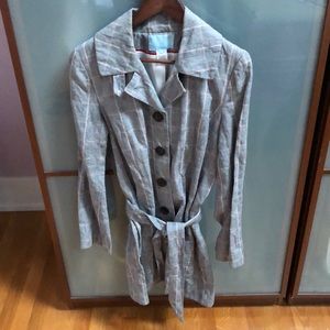 Tevrow + Chase barely worn Trench coat